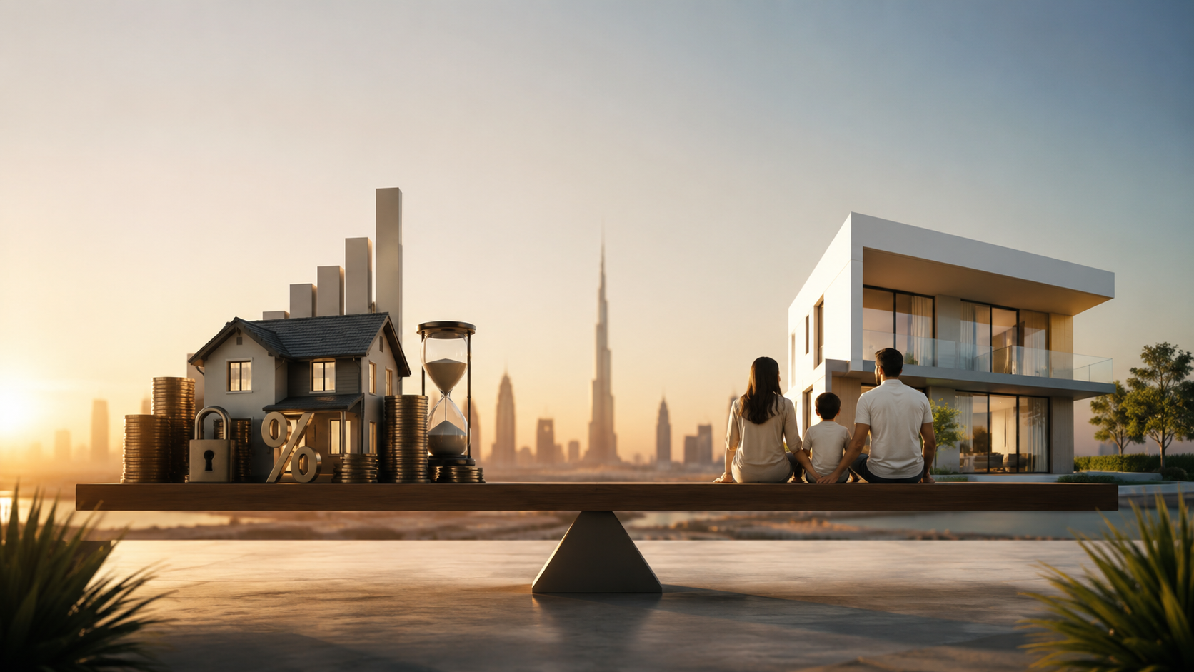 A family weighs the traditional path to homeownership against a new financial model